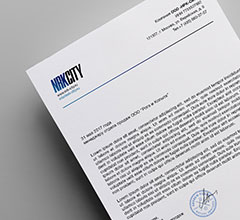 Бланки для компании «NRKcity»