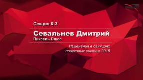 Видео РИФ Воронеж 2015 — Дмитрий Севальнев (Пиксель Плюс)