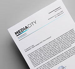 Бланки для компании «MEDIAcity»