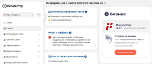 Пример работы с Яндекс Вебмастер