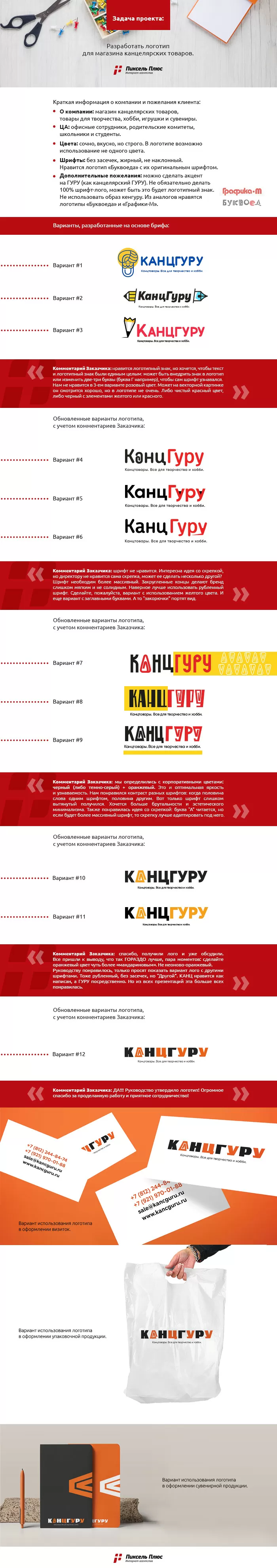 Магазин канцелярских товаров «Канцгуру»