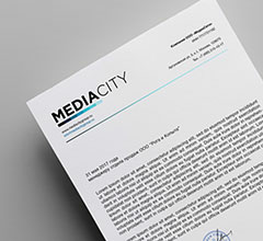 Бланки для компании «MEDIAcity»