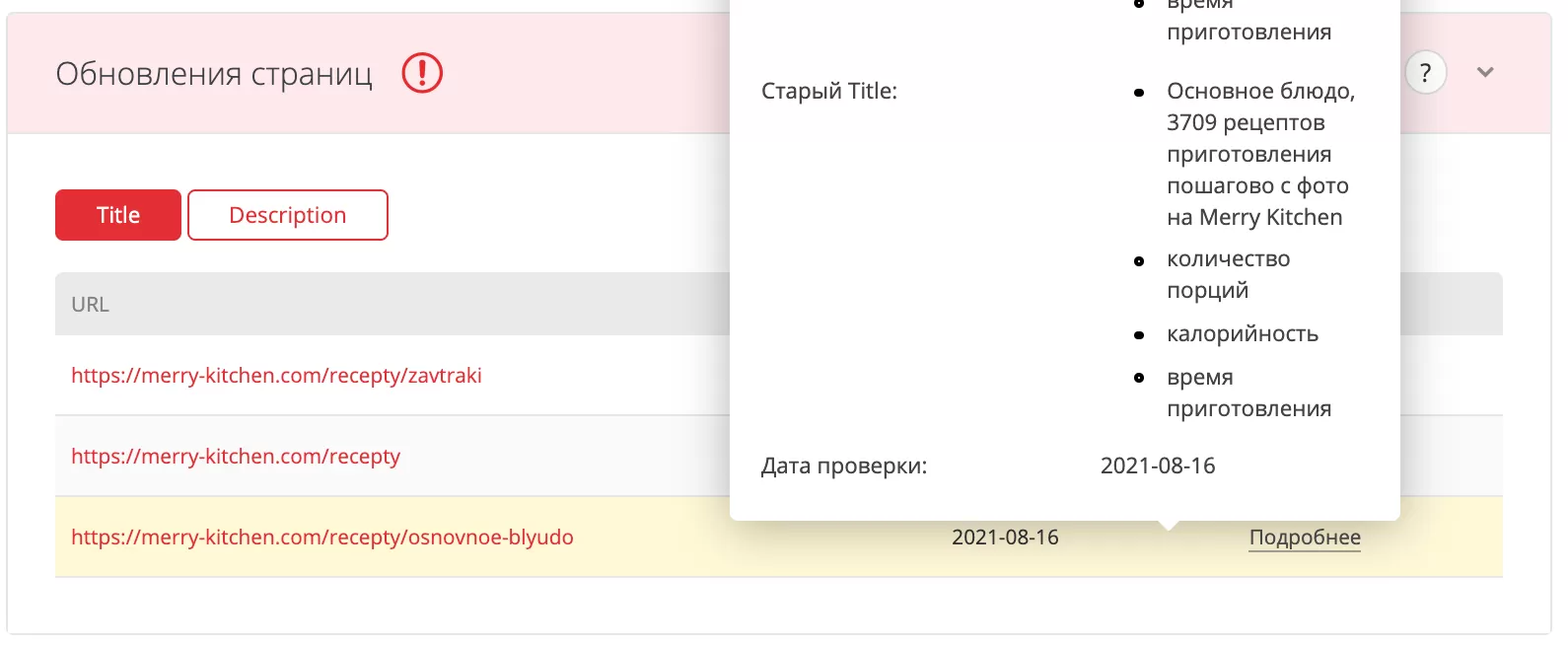 Как продвигать новый сайт по кулинарным рецептам в выдаче Яндекса и Google?  Разбор кейса с примерами, микроразметка